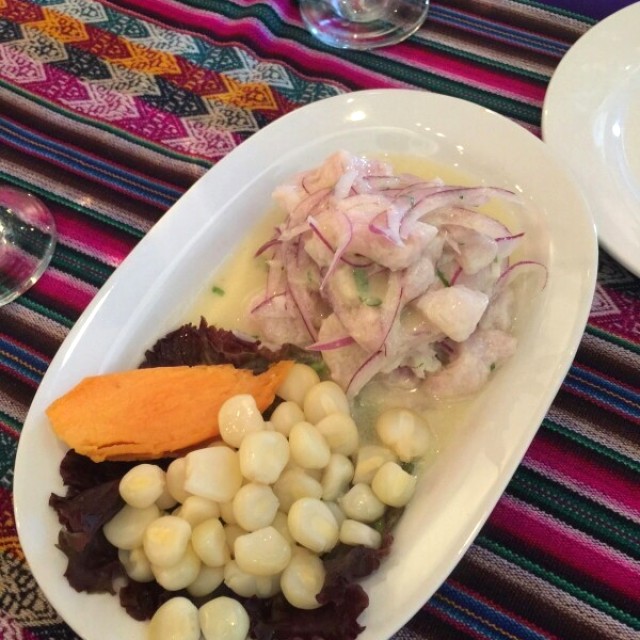 Ceviche de corvina