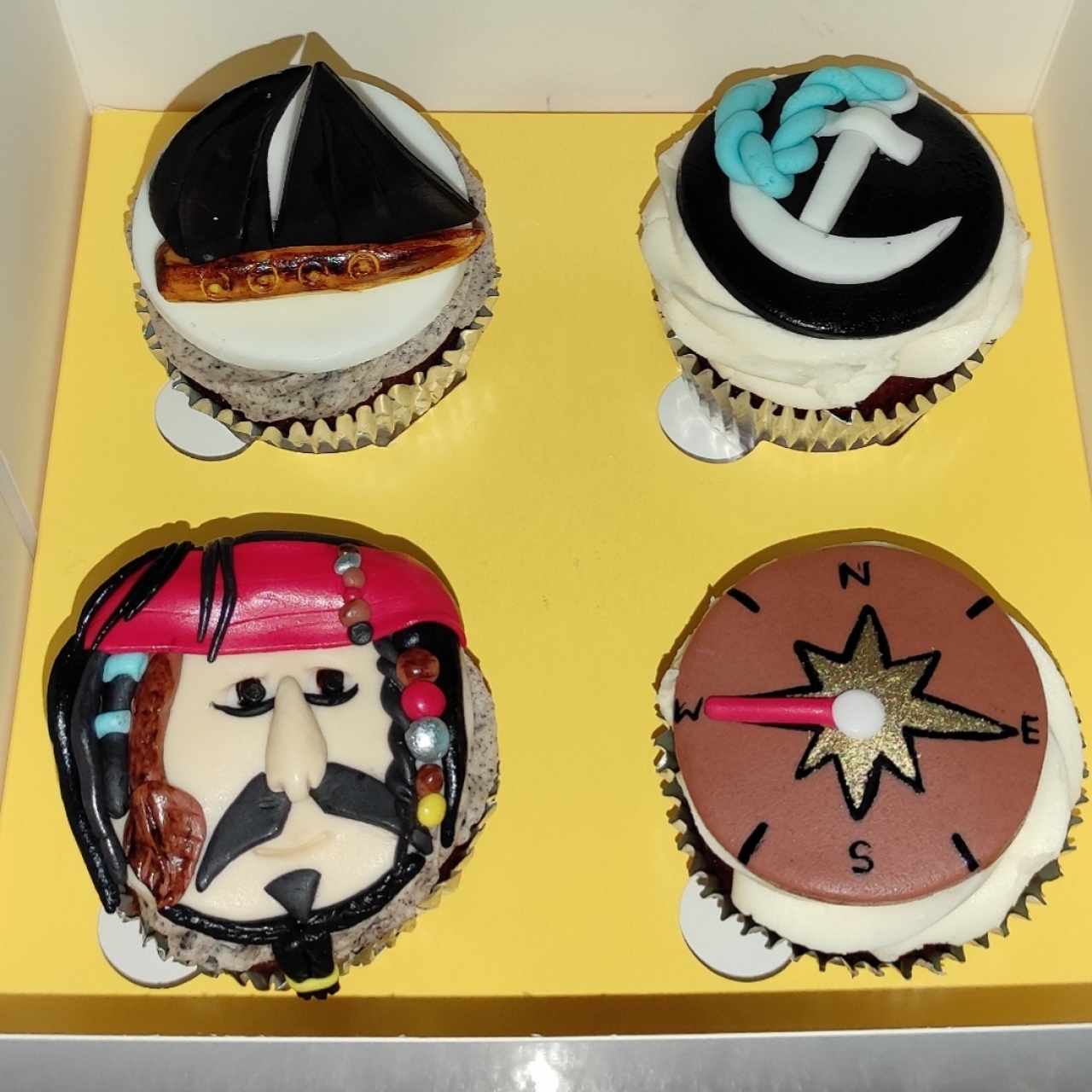cupcakes piratas del caribe 