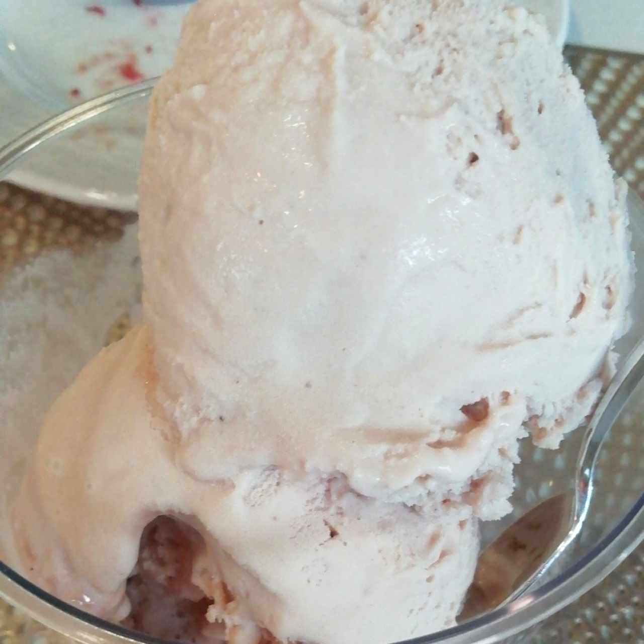 helado de avellana