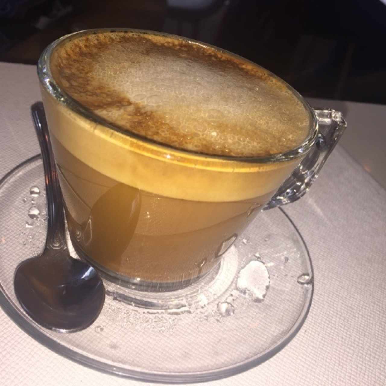 capuccino con leche almendras