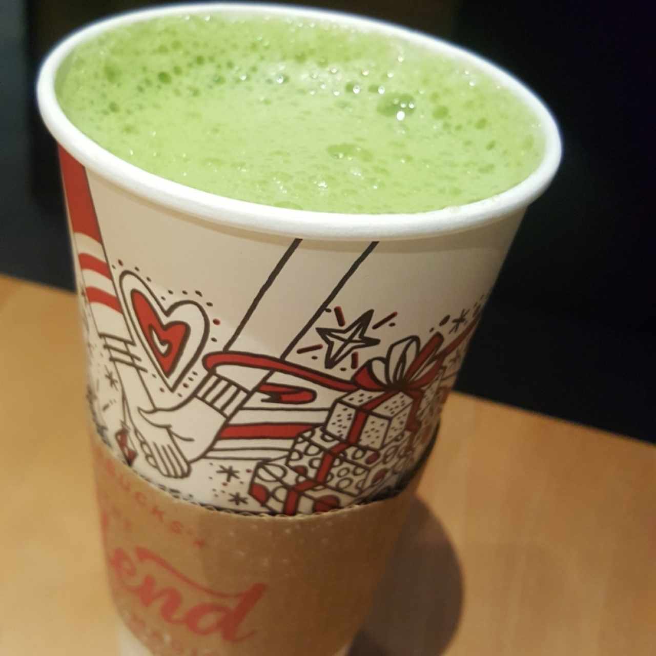 green tea latte 