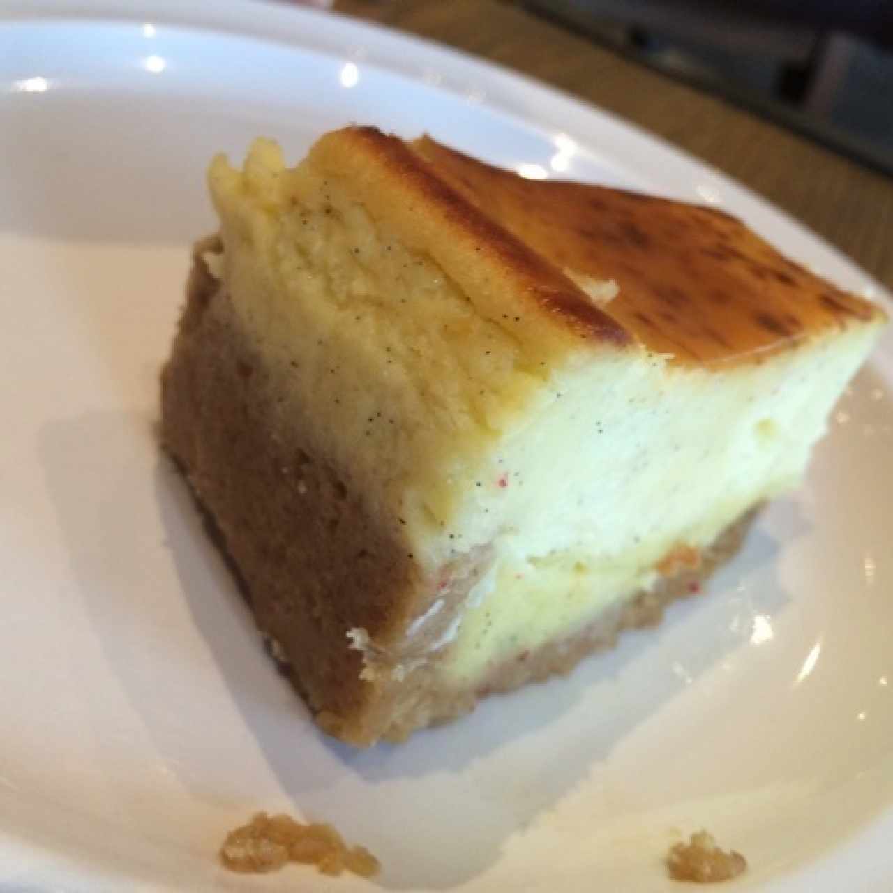 Creme brulee cheesecake