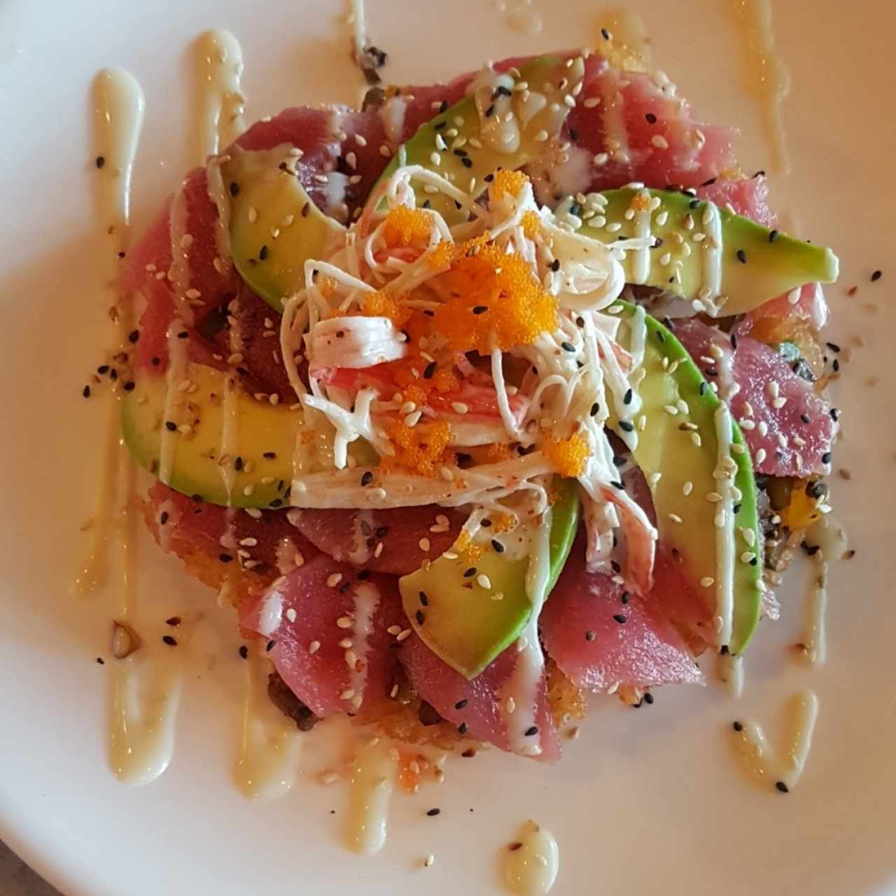 Sushi pizza de Tuna