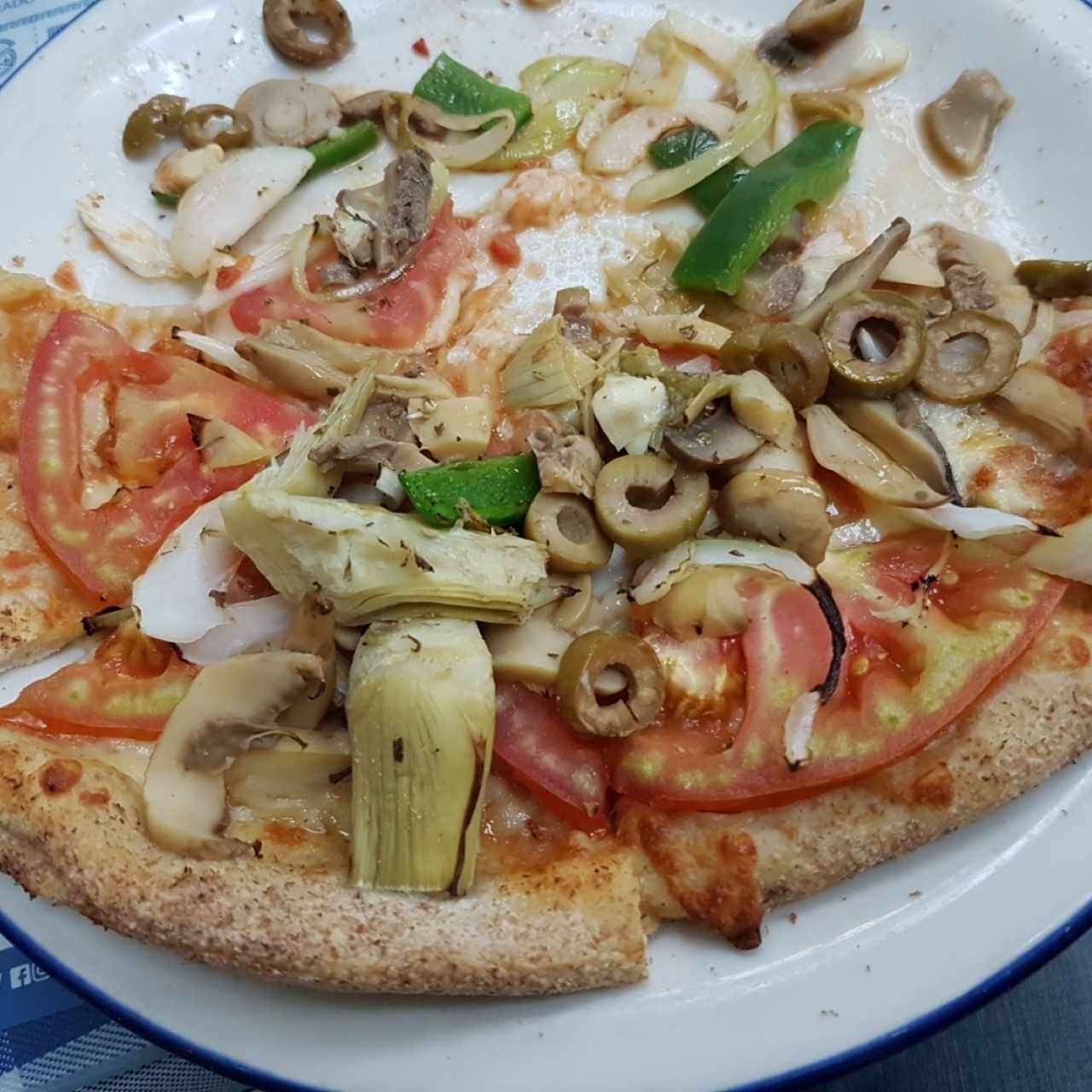 pizza vegetariana