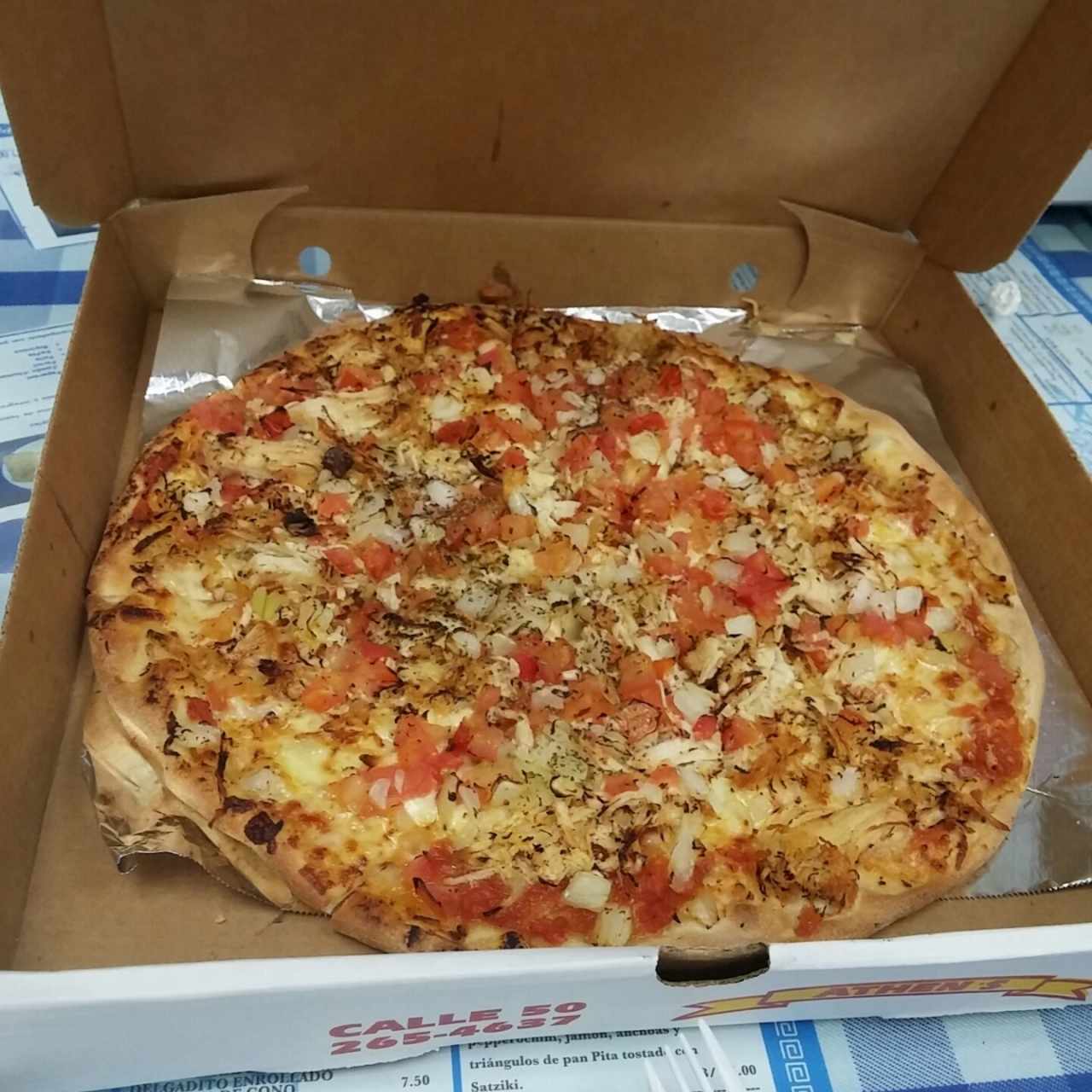 pizza de pollo especial