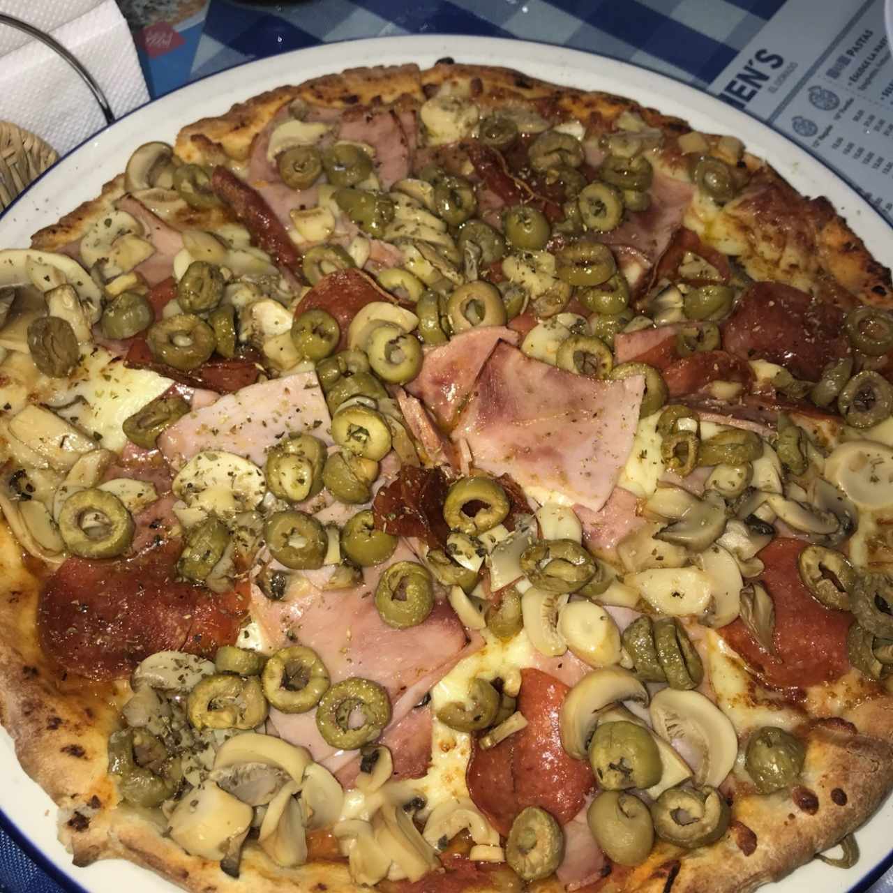 pizza de combinacion