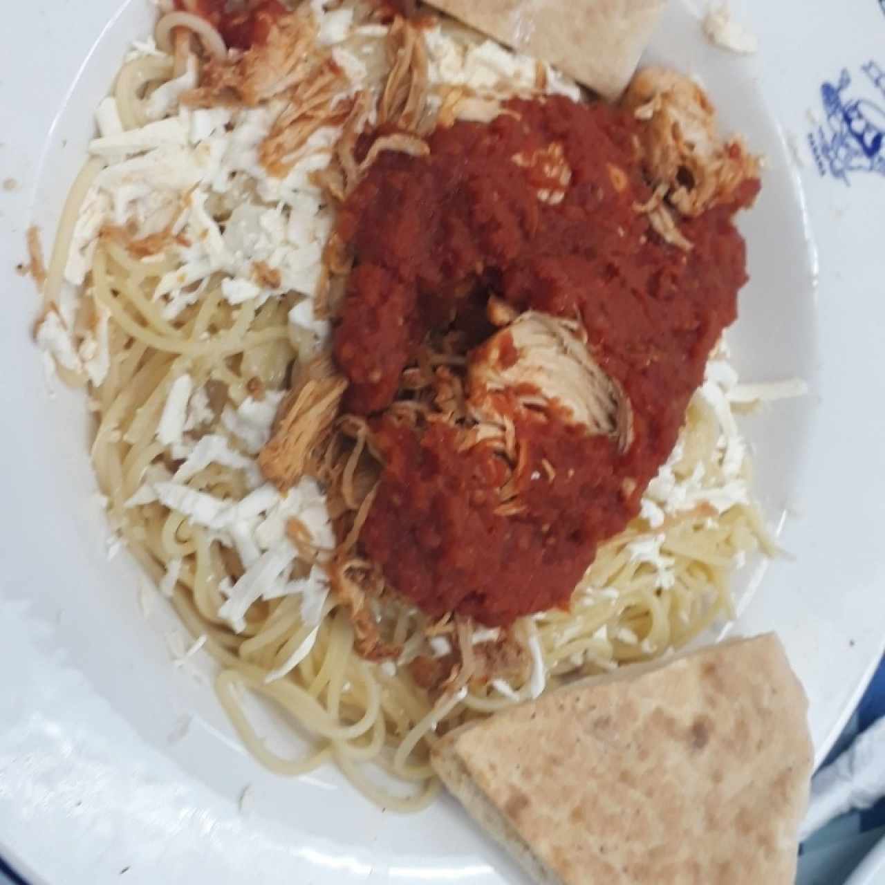 spagietti von pollo