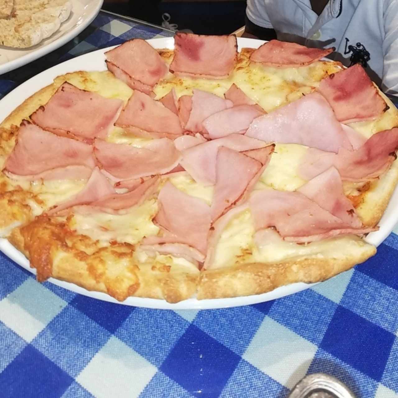pizza individual de jamon