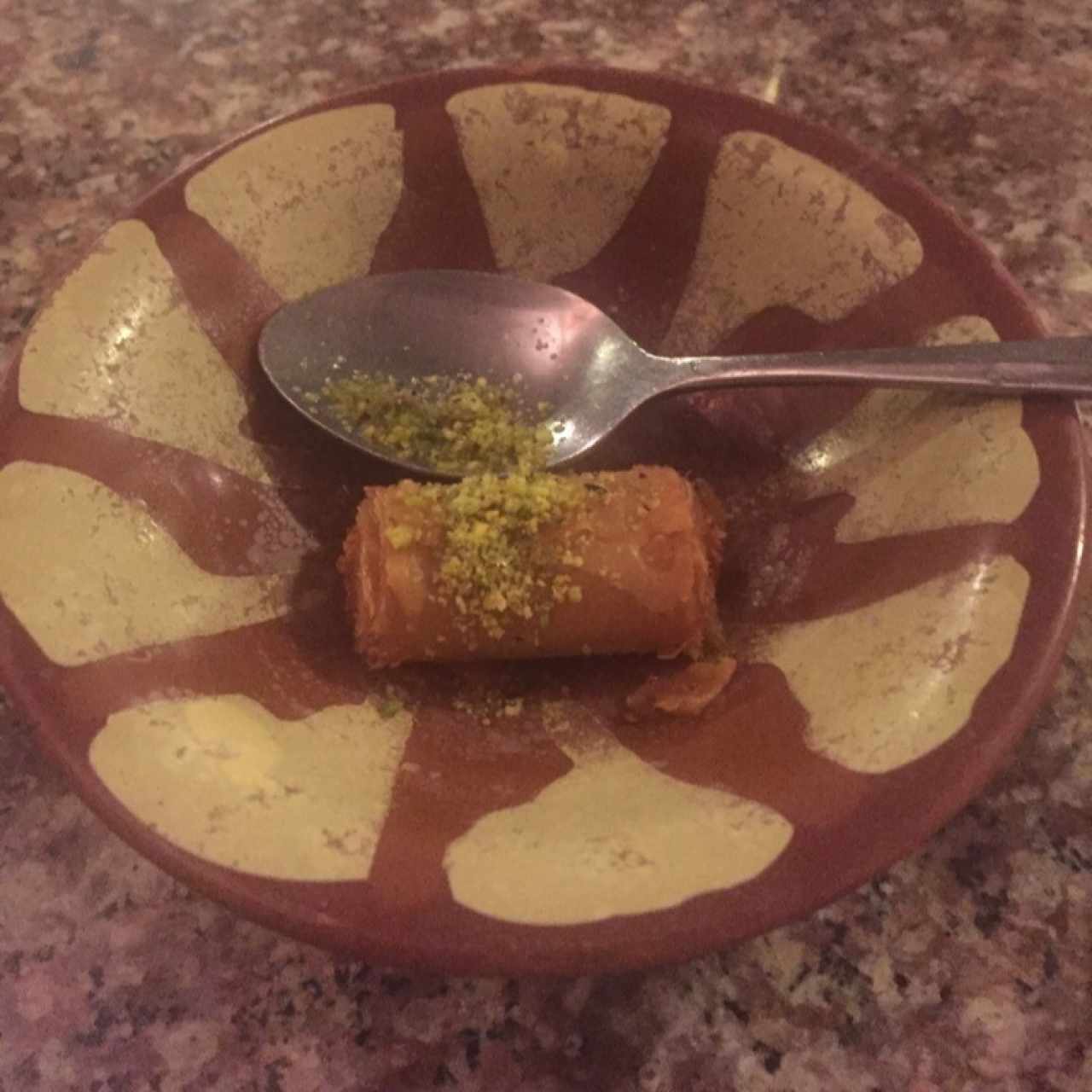 Postre de cortesía