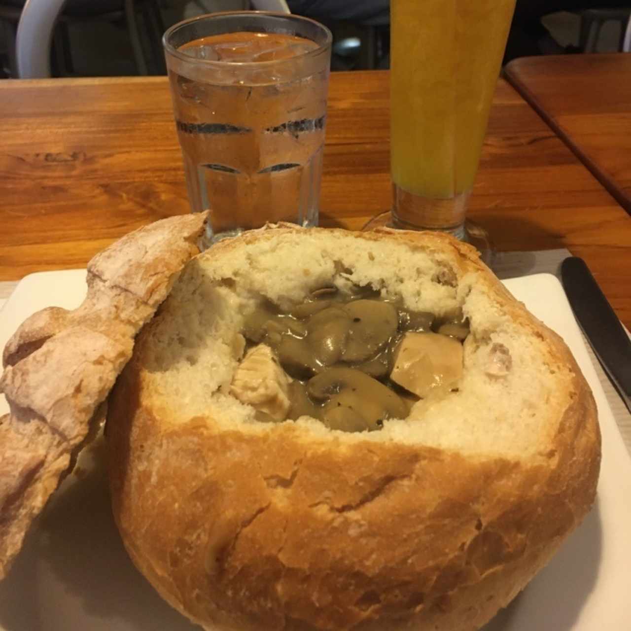 Panne Cook - Pollo con champiñones