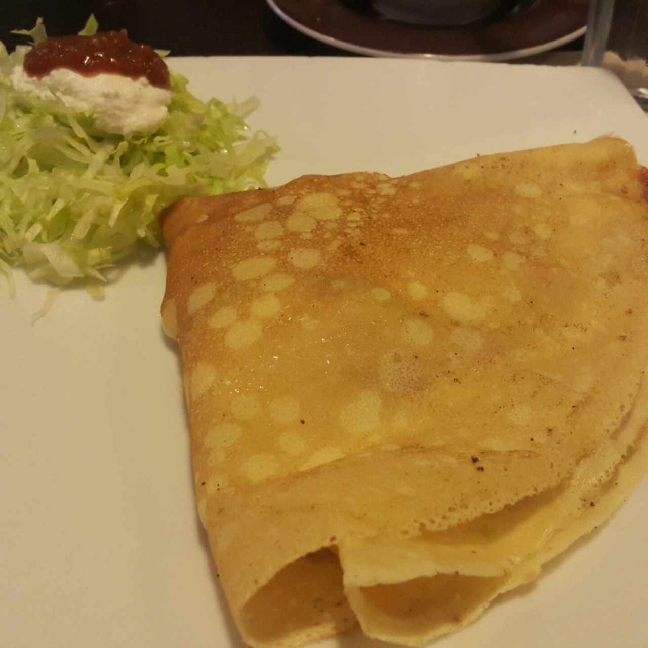 Crepe Poblana (vegetariano)