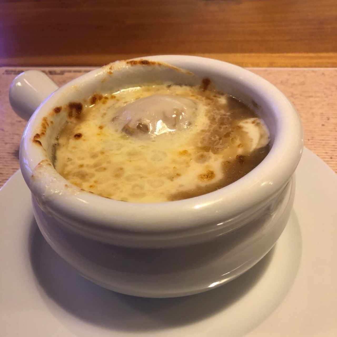 Sopa de cebolla gratinada. 🍵😋