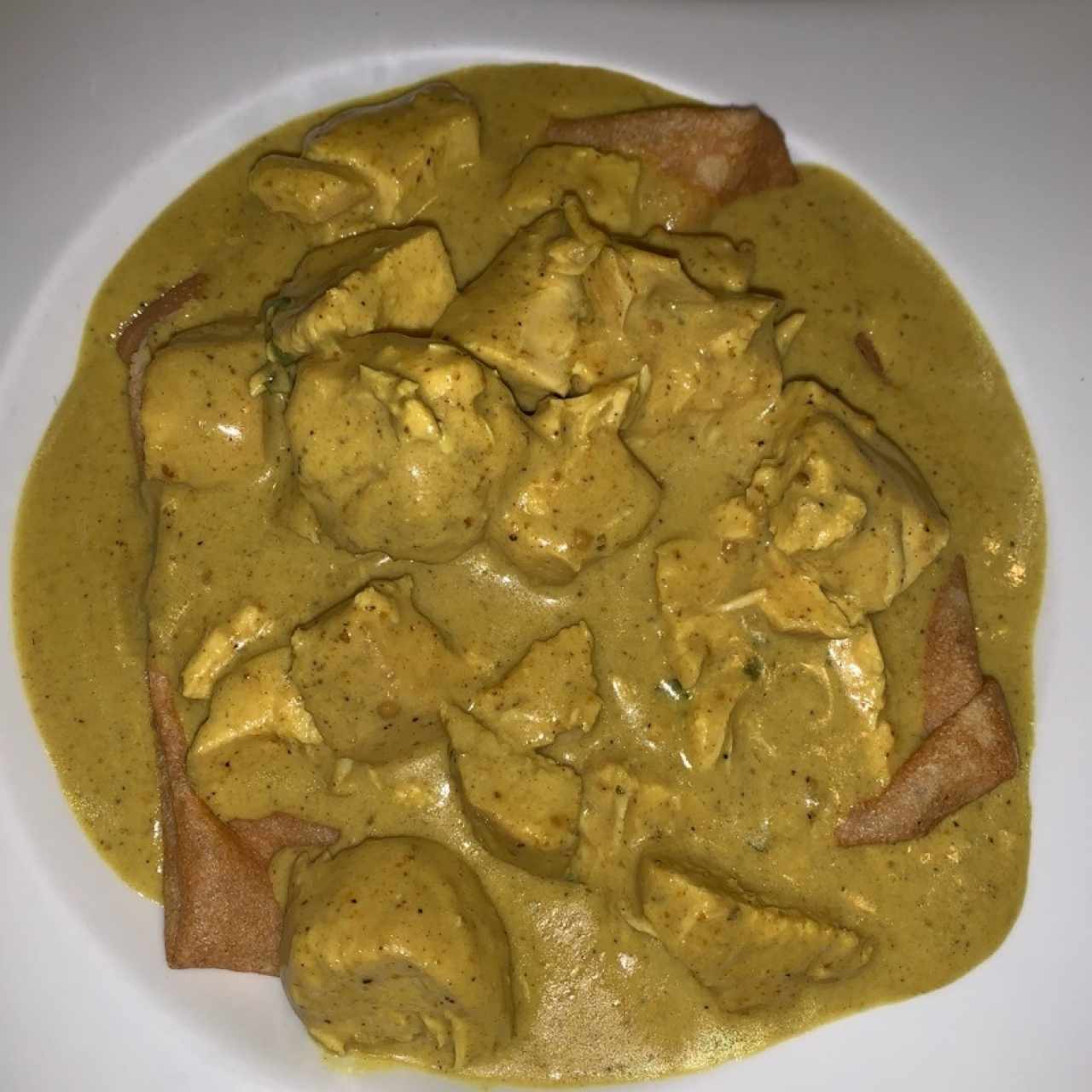 creppes de pollo al curry 