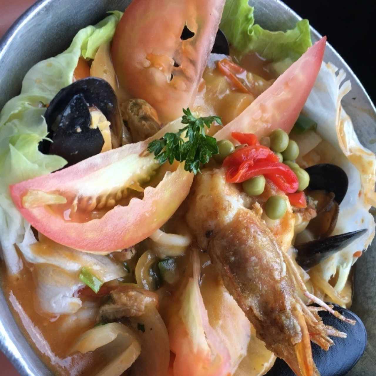 cazuela de mariscos