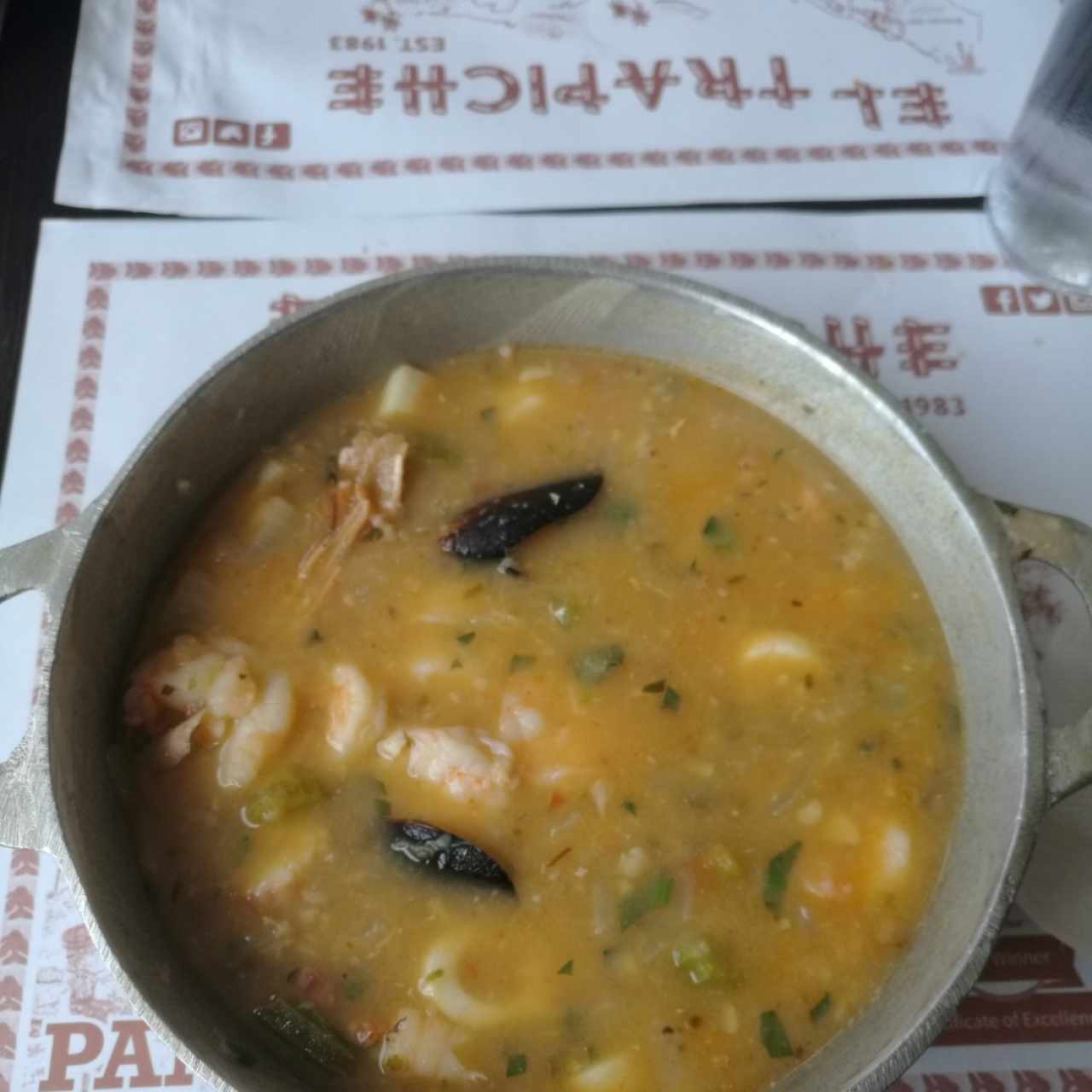 sopa de Mariscos