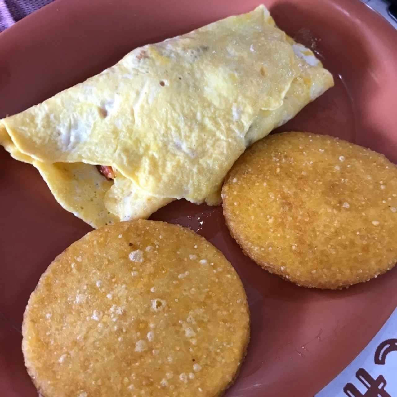 Omelet de combinación con tortillas