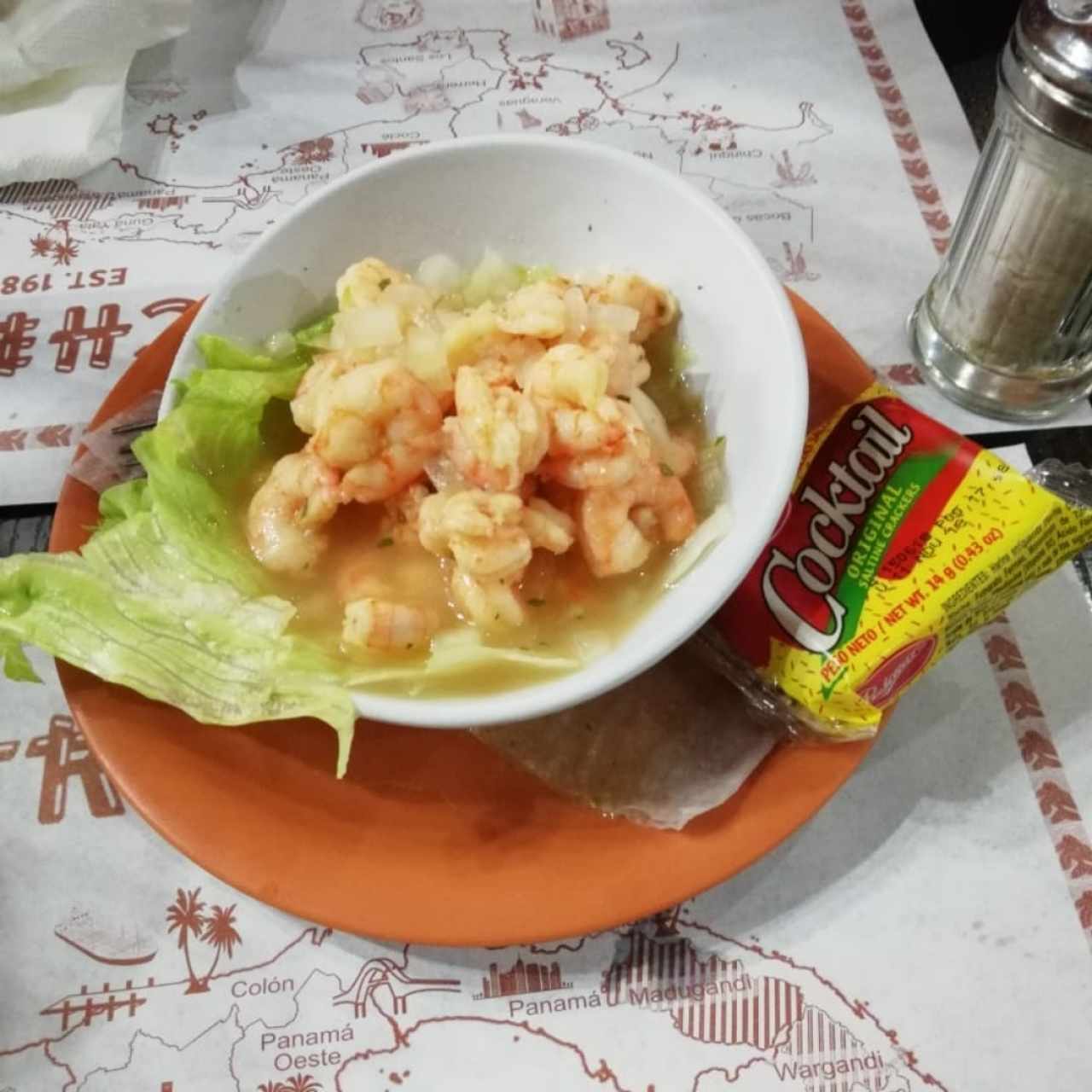 ceviche de camarones