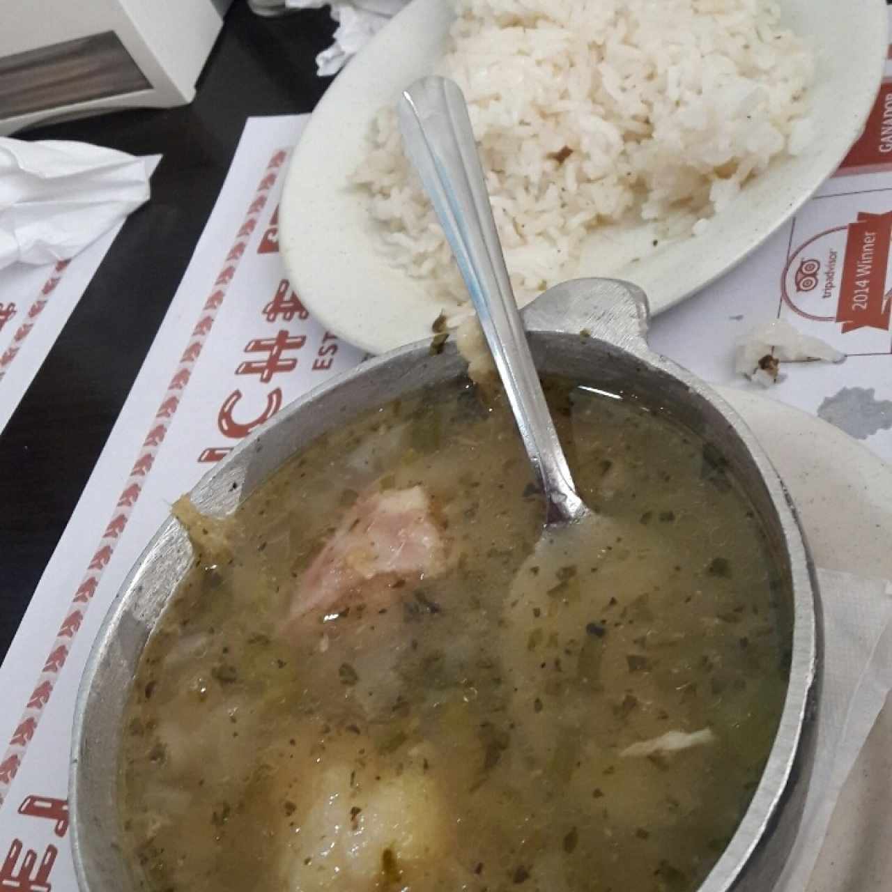 sopa de pollo