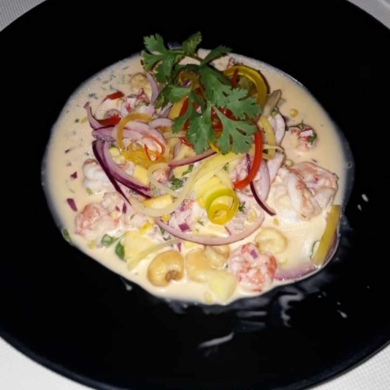 Ceviche Peruano de Camarones