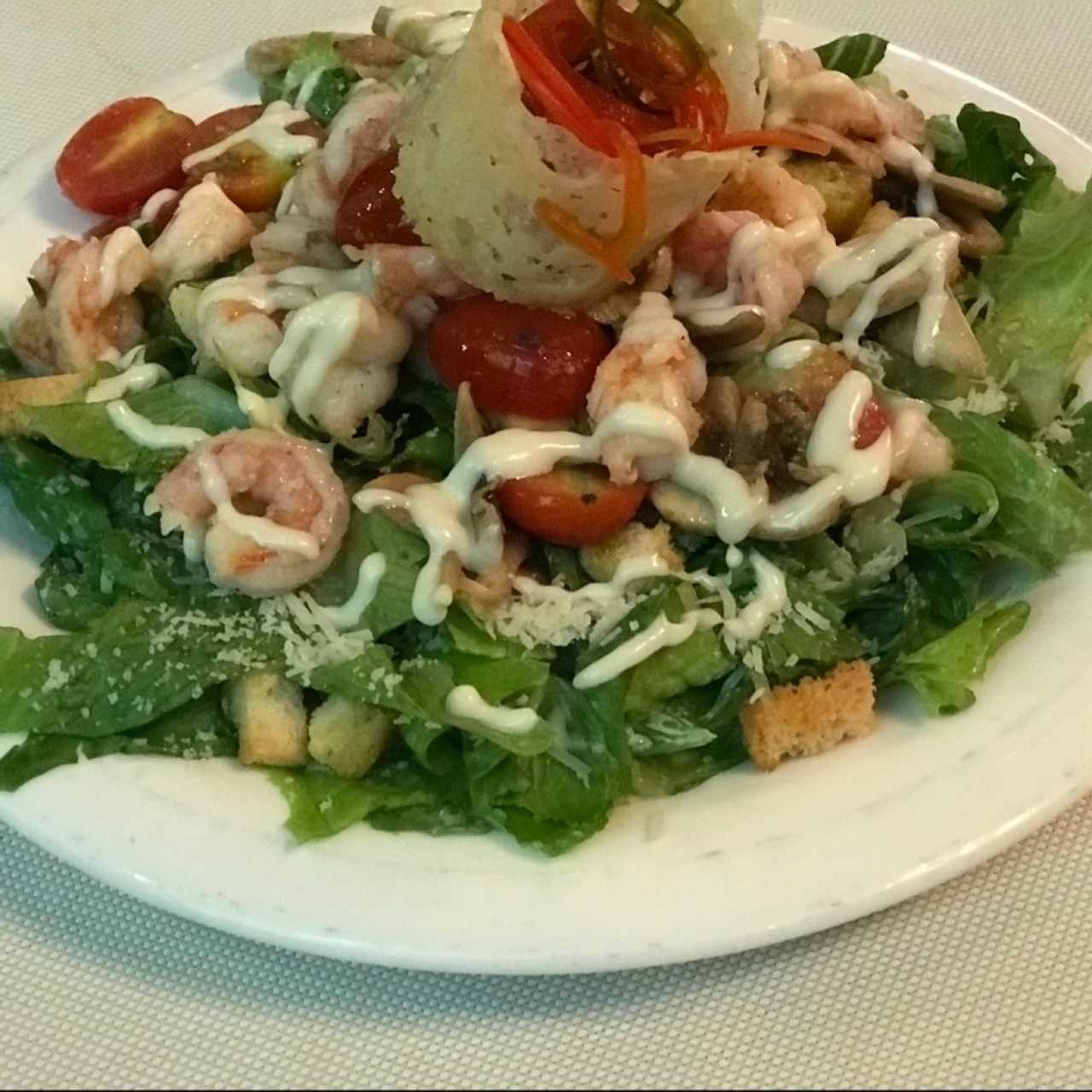 ensalada de camerones