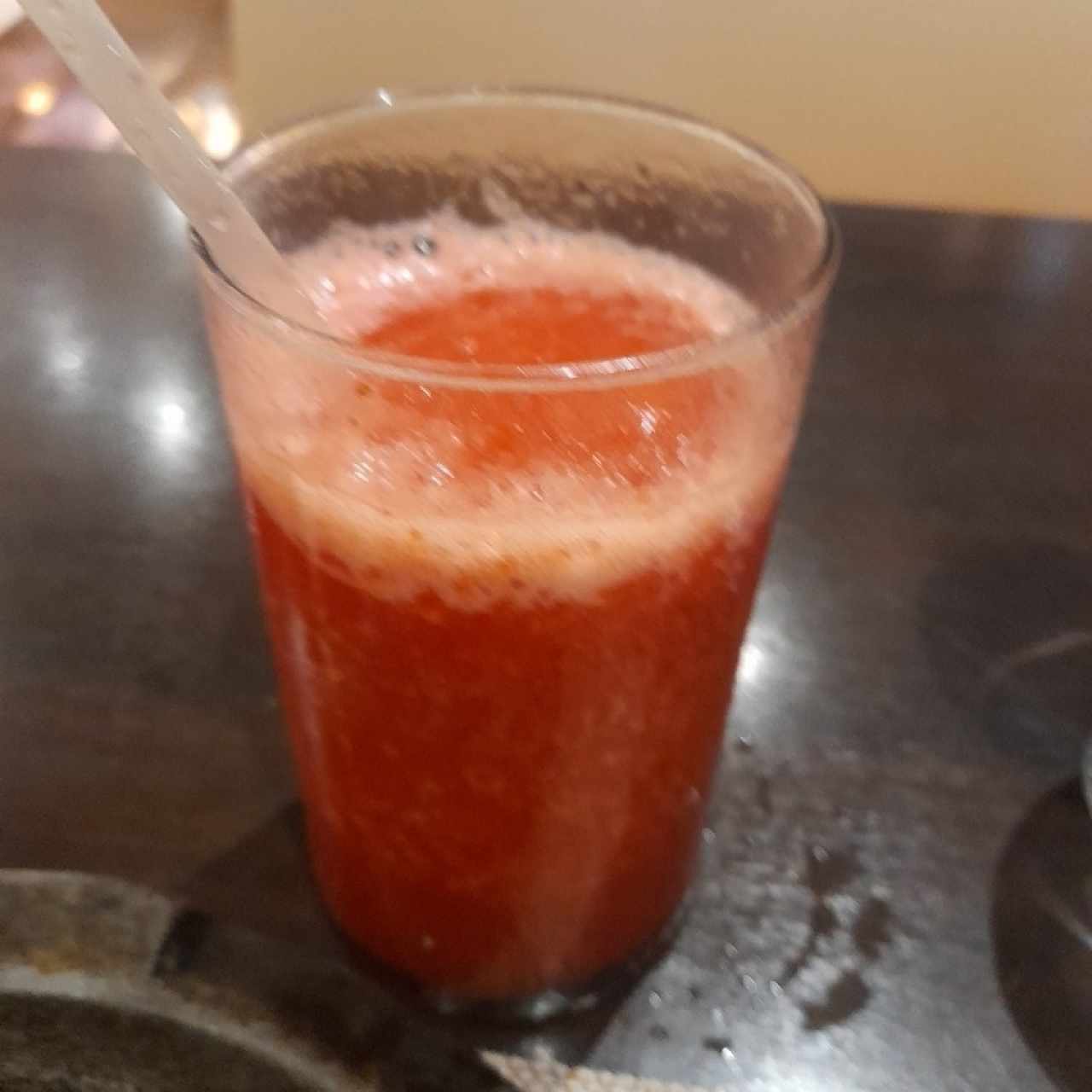 jugo fresa