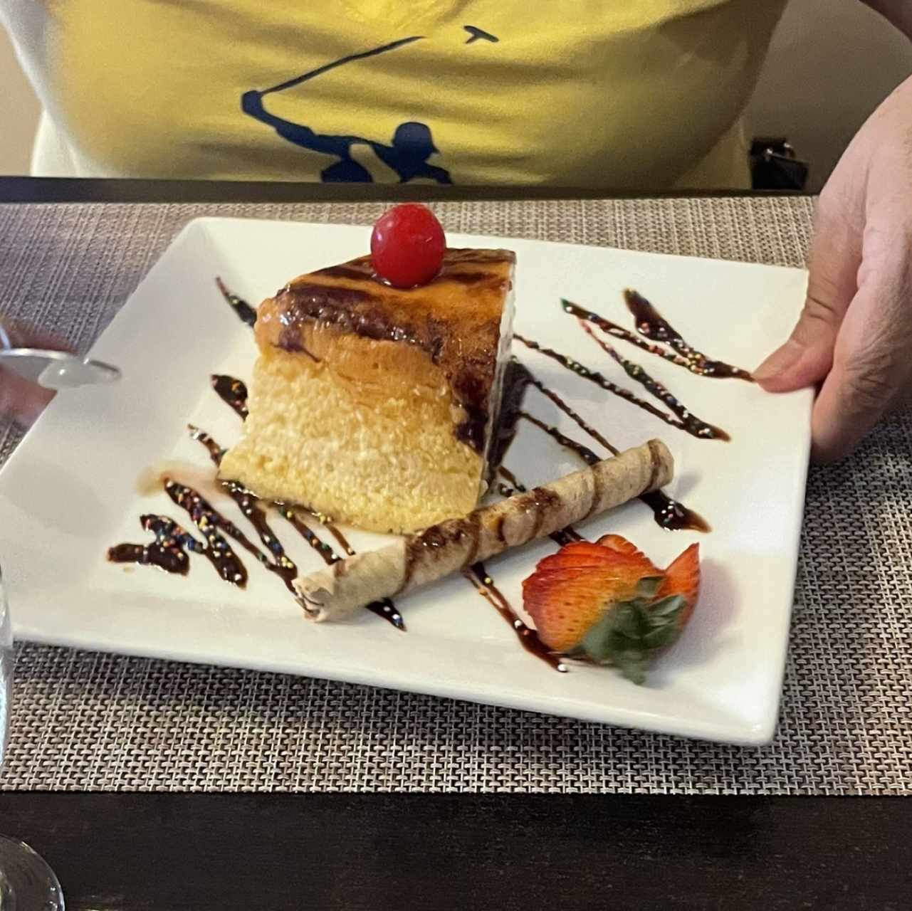 Flan de la casa