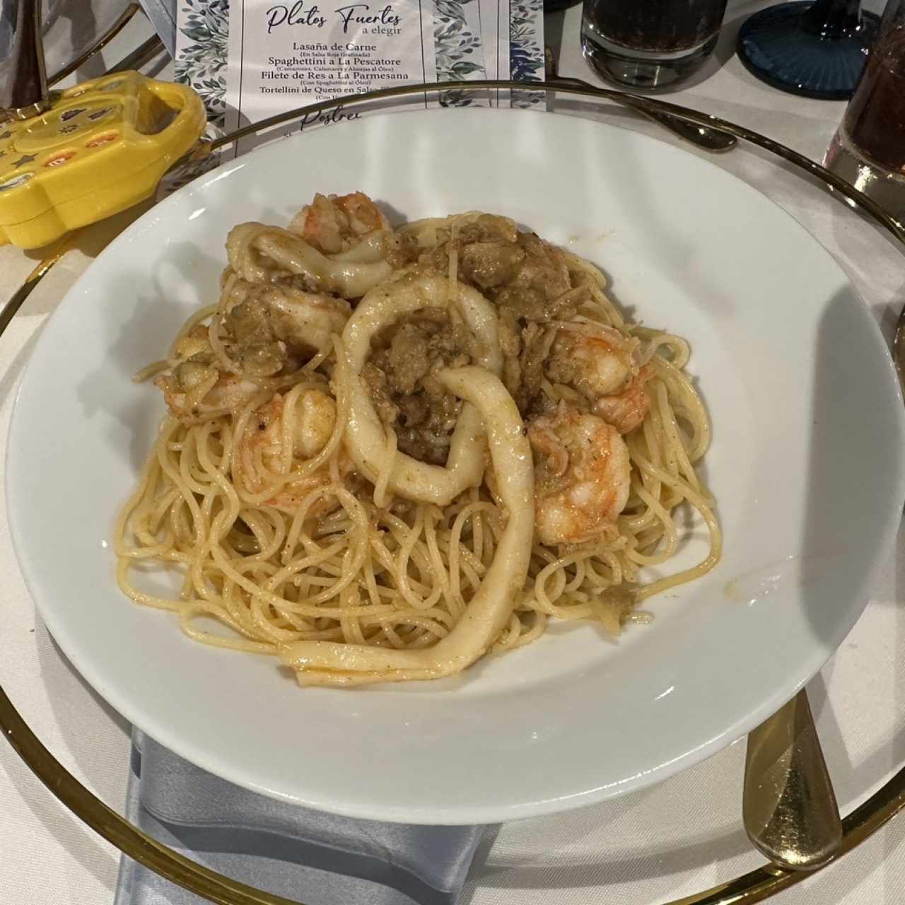 Spaghettini de Mariscos