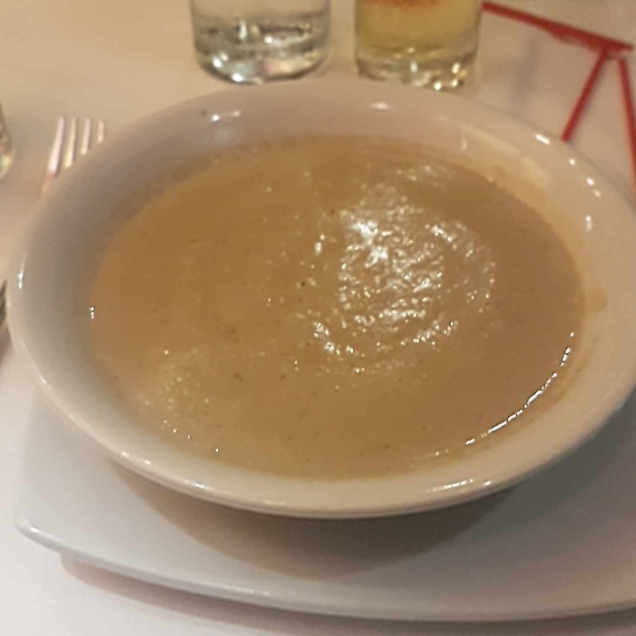 Crema de champiñones 