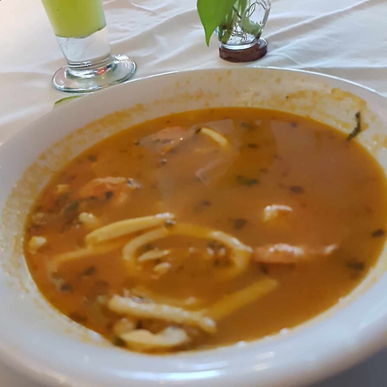 Sopa de Langostinos