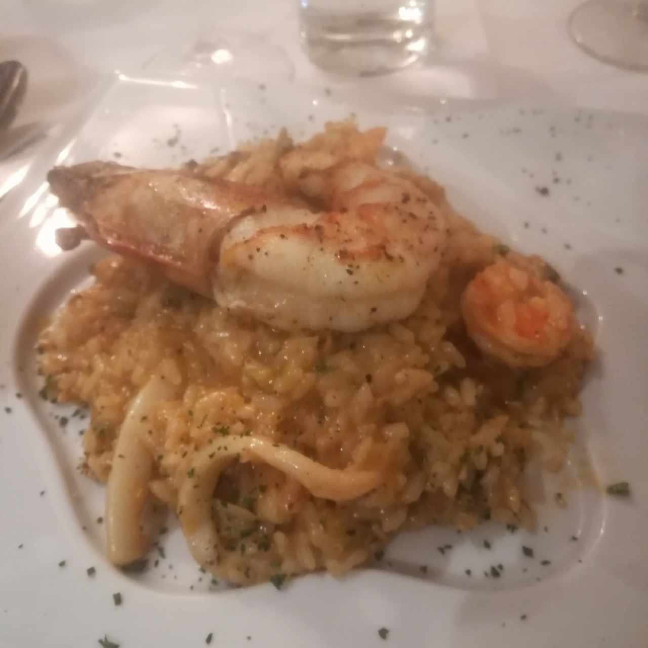 Risotto con Langostinos 