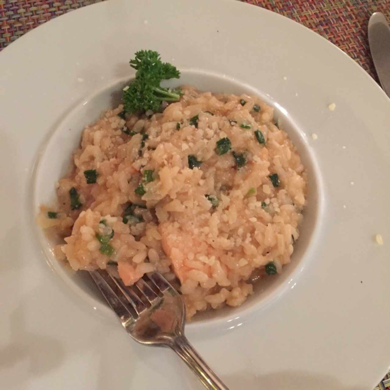 Risotto de Salmón