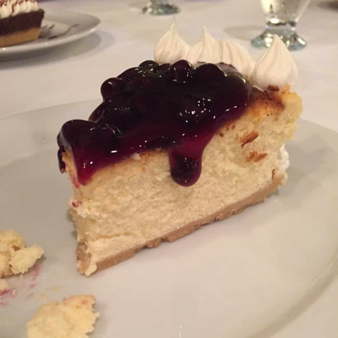 cheesecake de blueberry