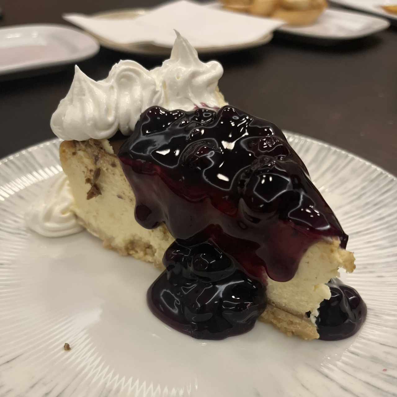 Postres - Cheesecake de Blueberries