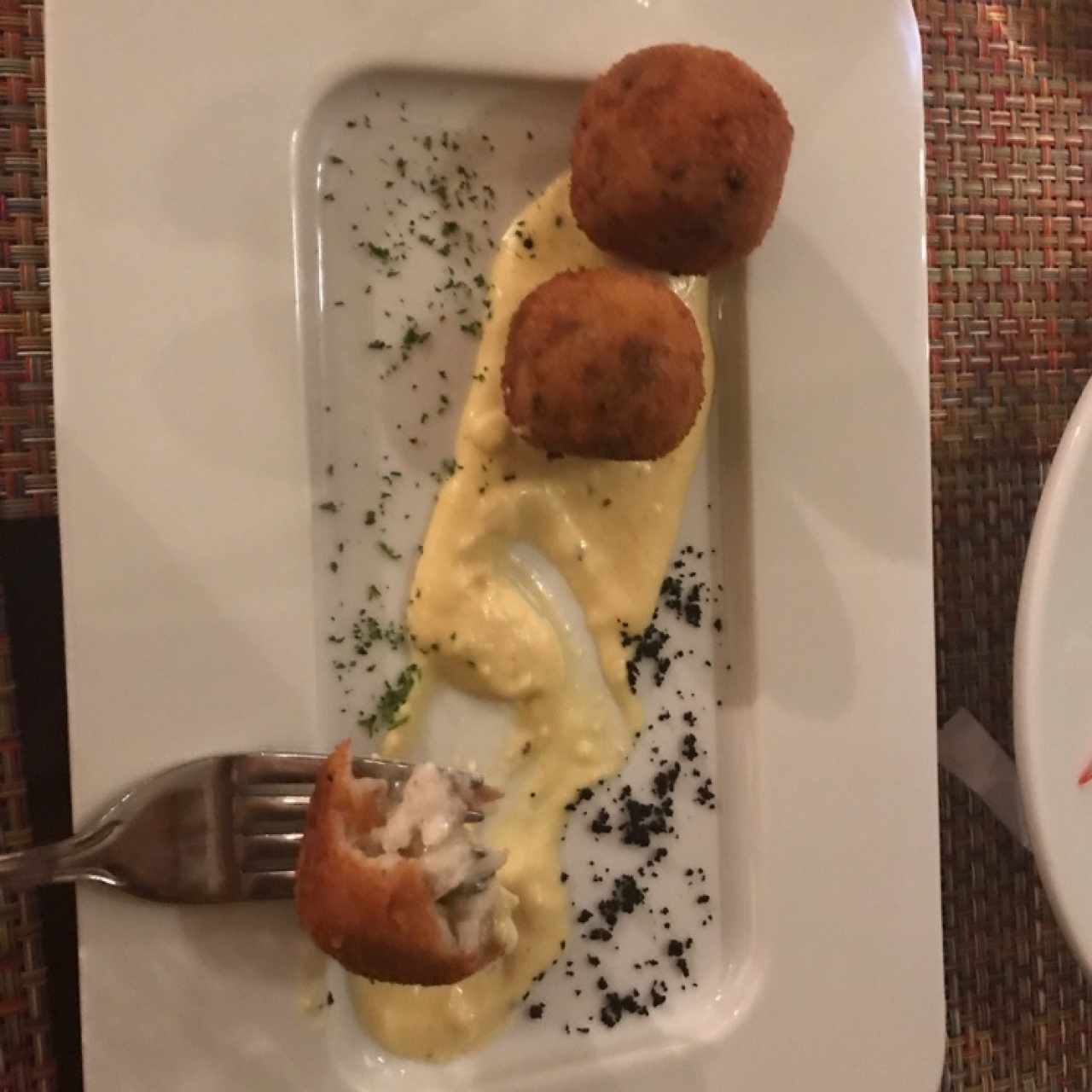 croquetas de Rissoto Portobelo