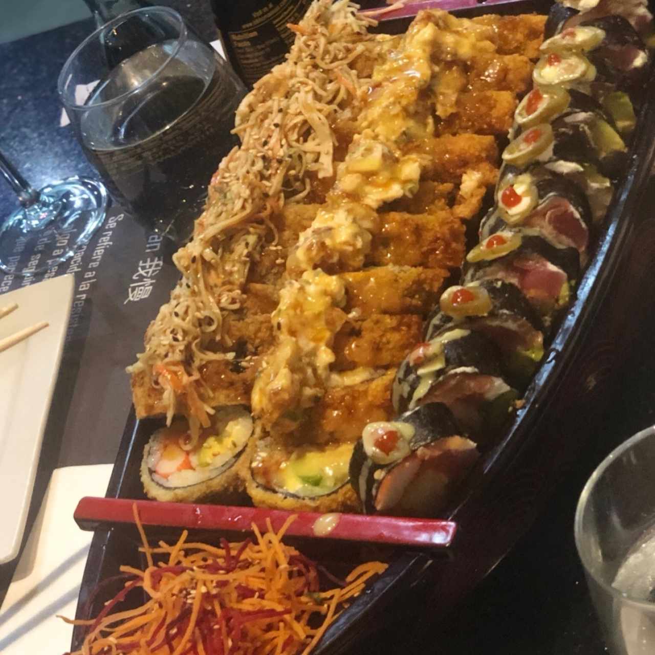 Tribu Roll + Kung Fu Panda Roll + Tsunami Roll