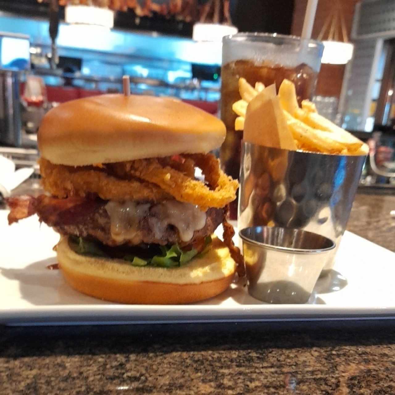 Whiskey-Glaze Burguer