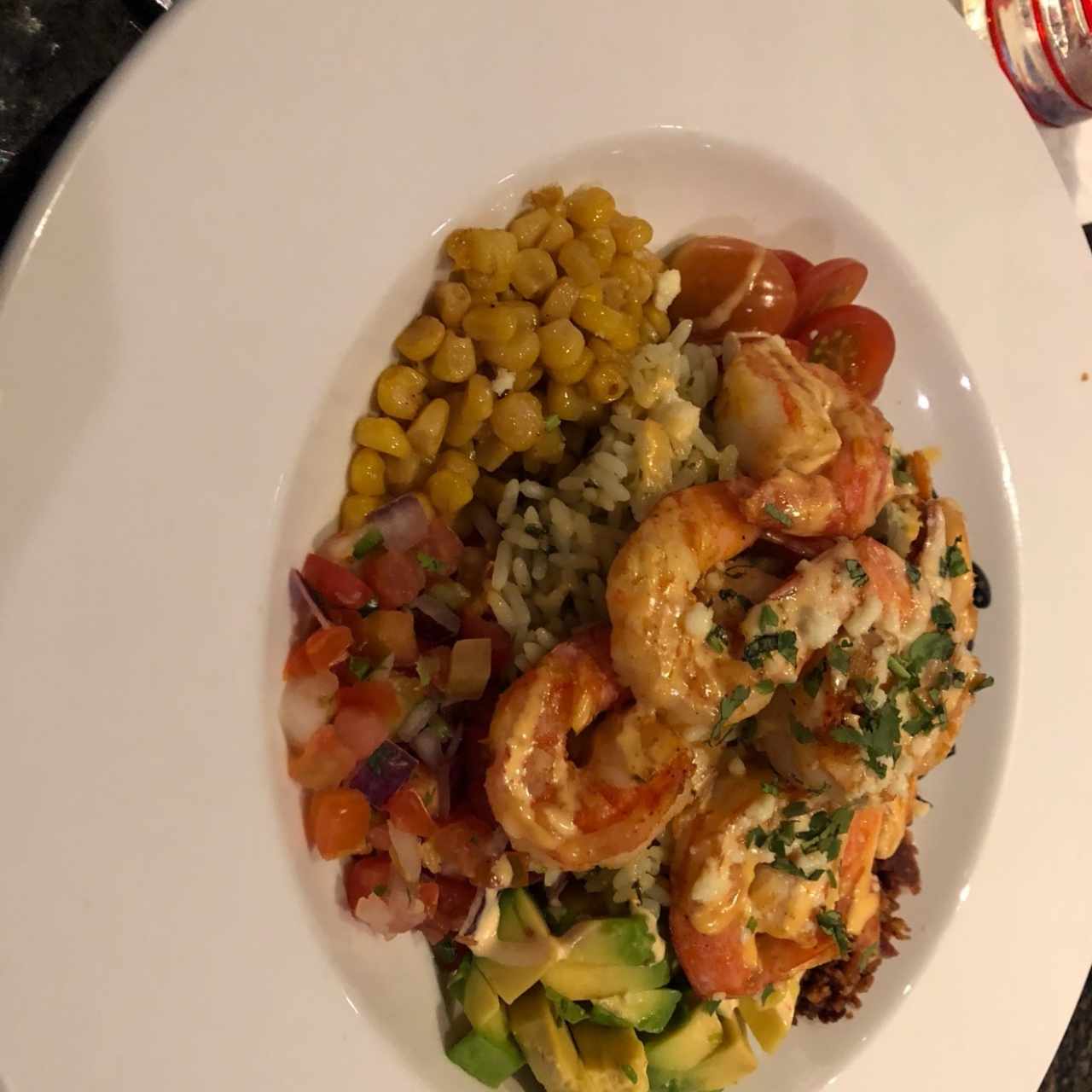 blackend shrimp mexi bowl