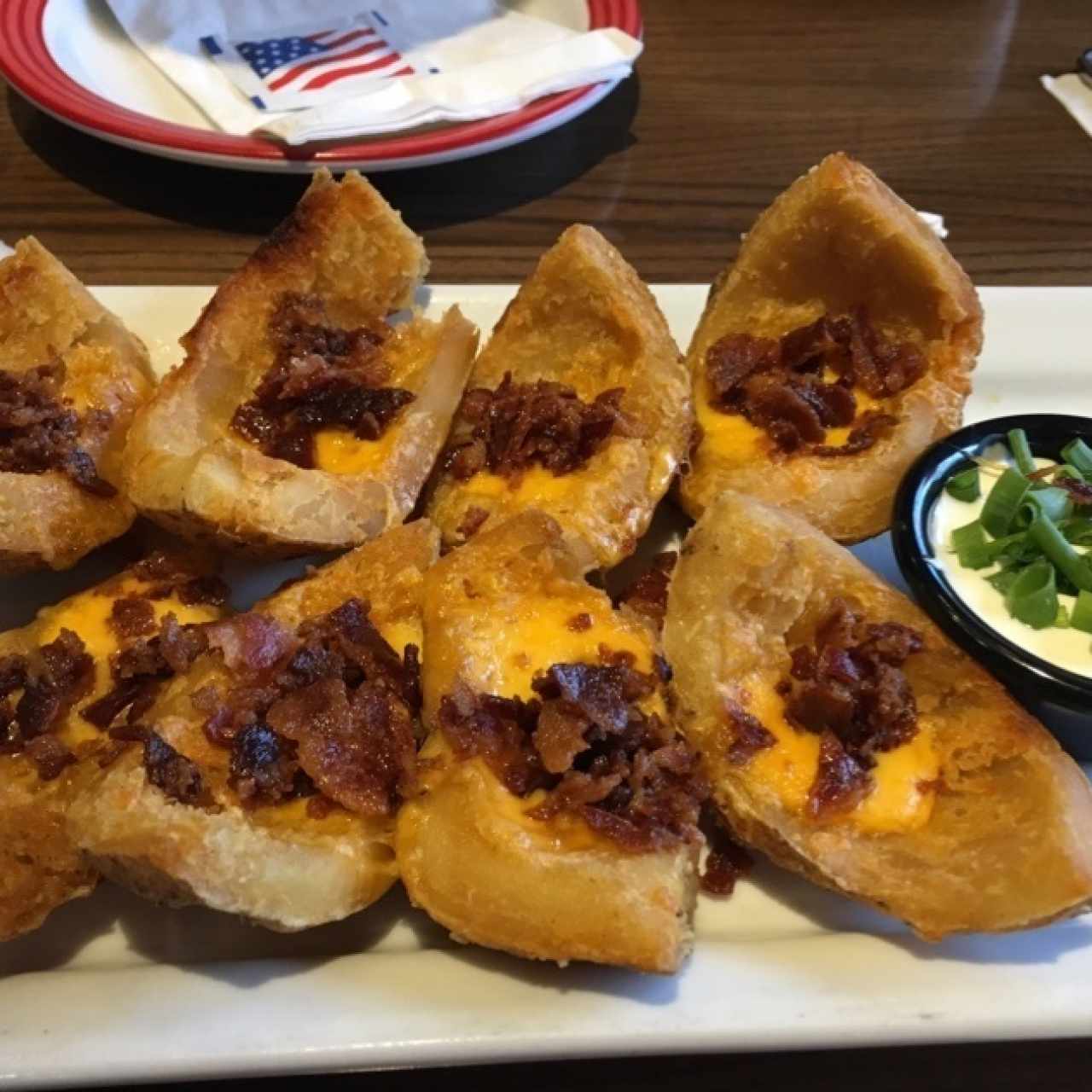 Loaded potato skin