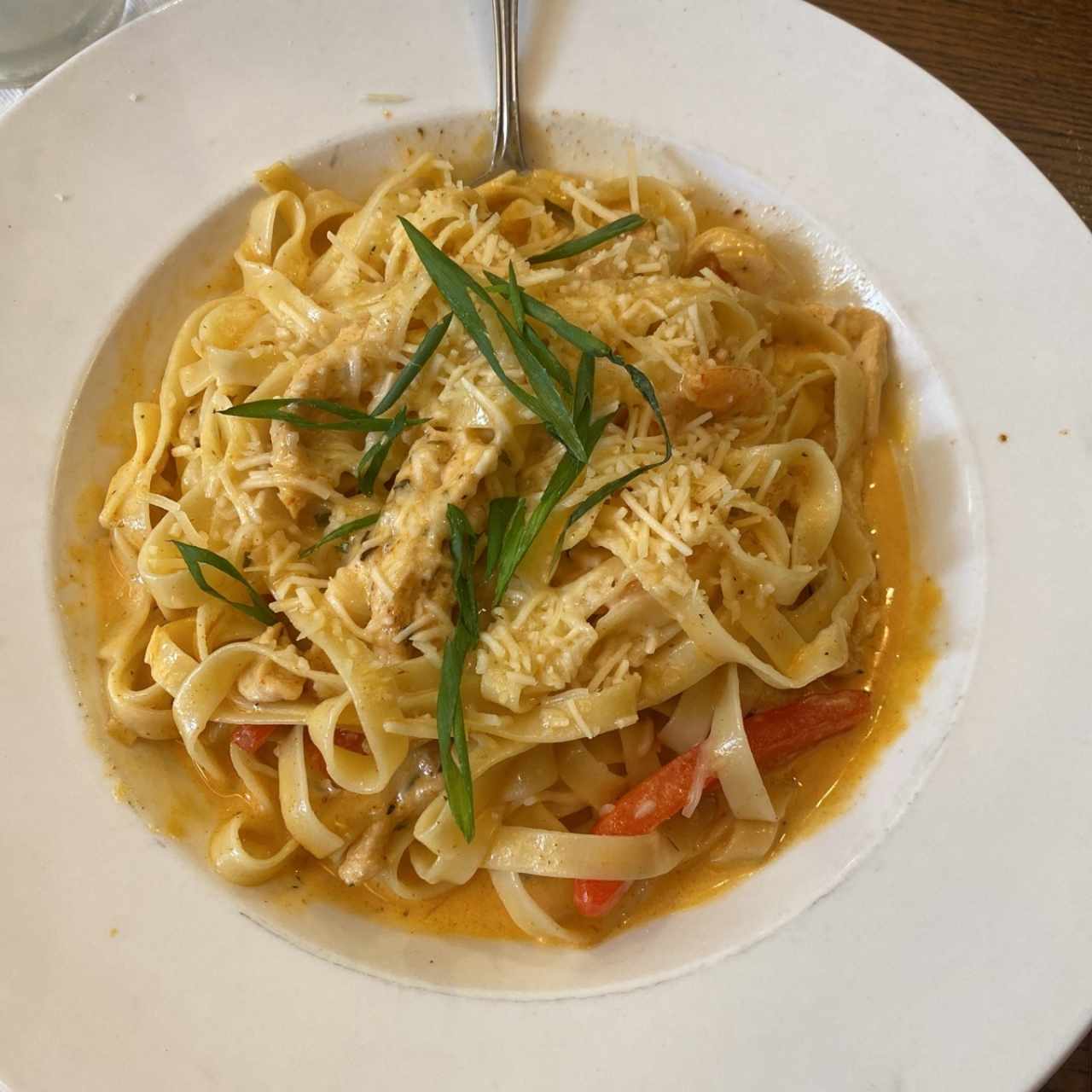 Cajun shrimp & chicken pasta