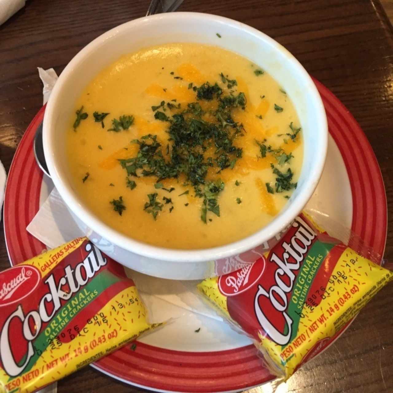 sopa de brocoli con queso