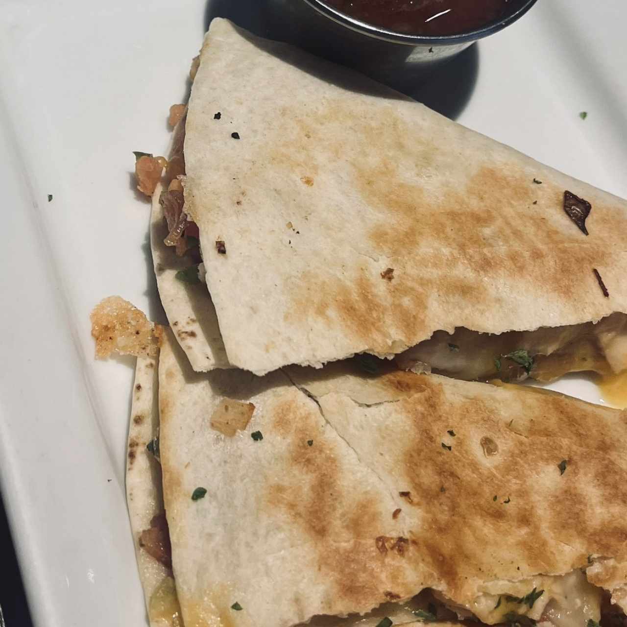 Appetizers - GRILLED CHICKEN QUESADILLAS