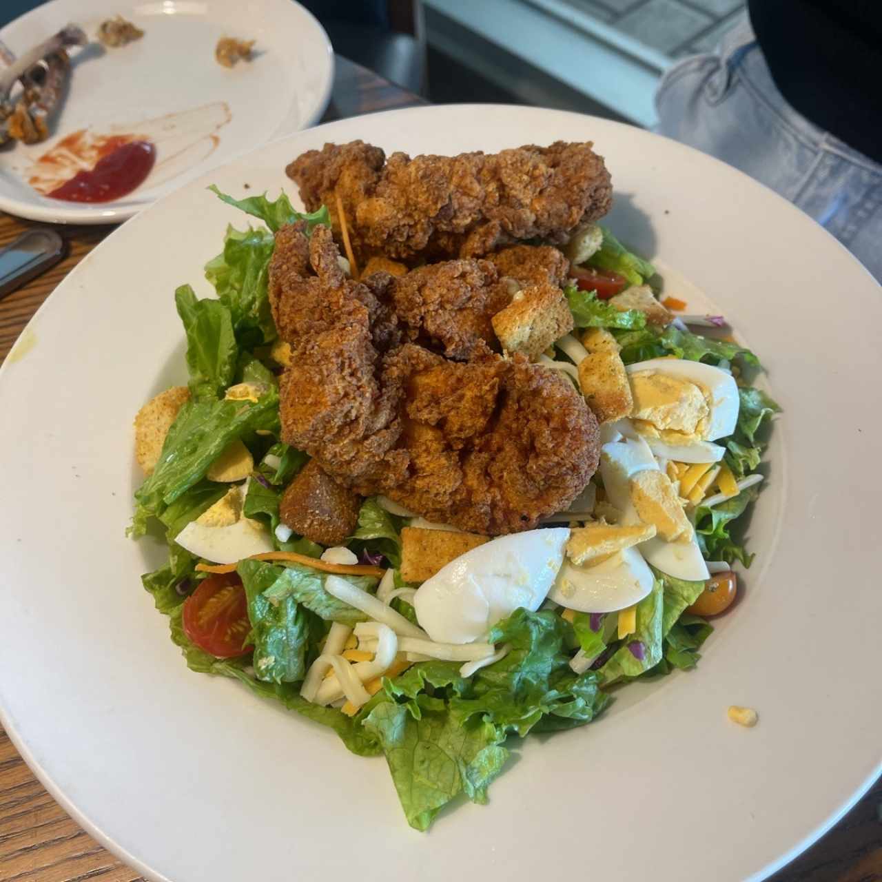 CAJUN FRIED CHICKEN SALAD