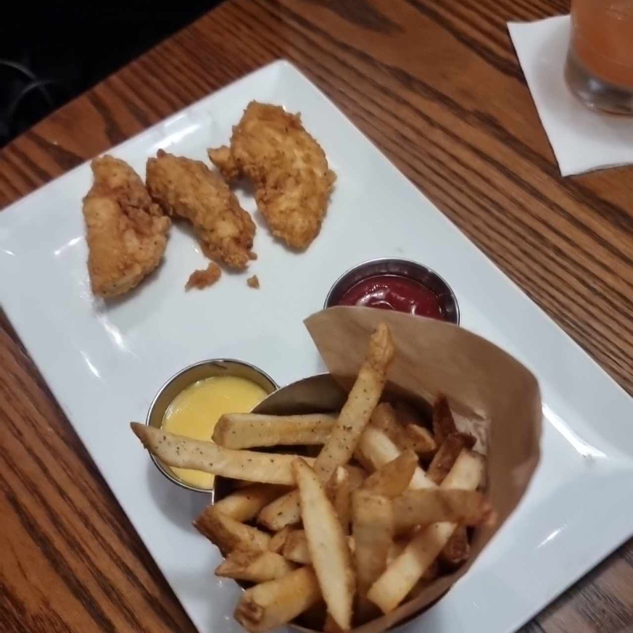 chicken fingers de niños