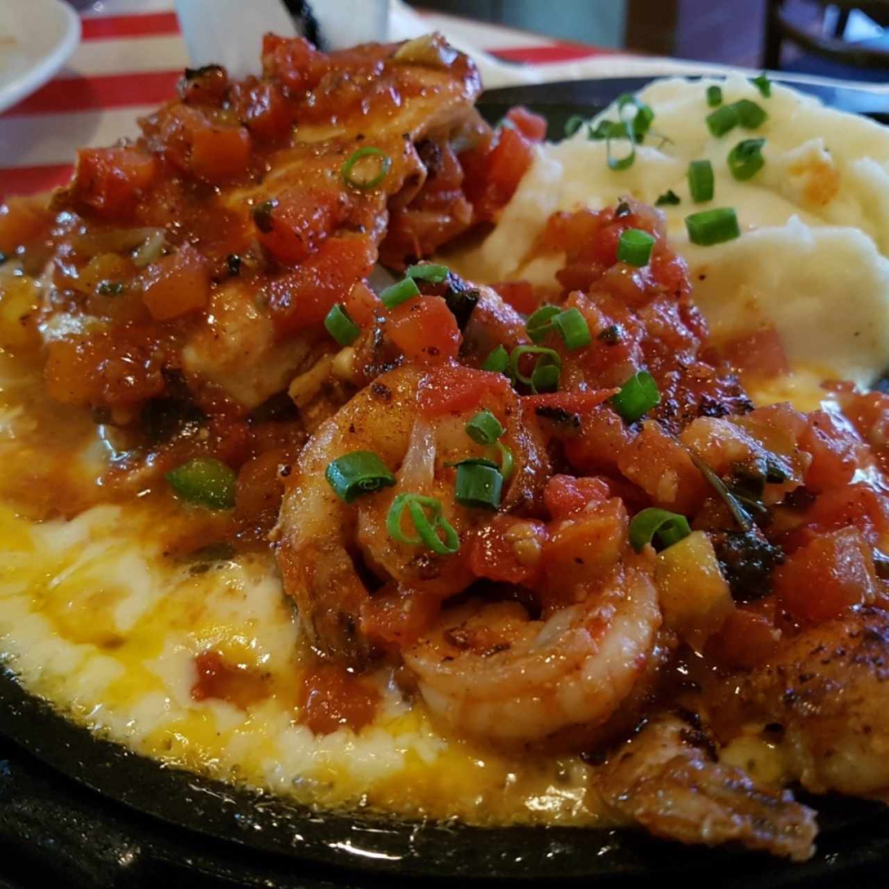 sizzling chicken shrimp