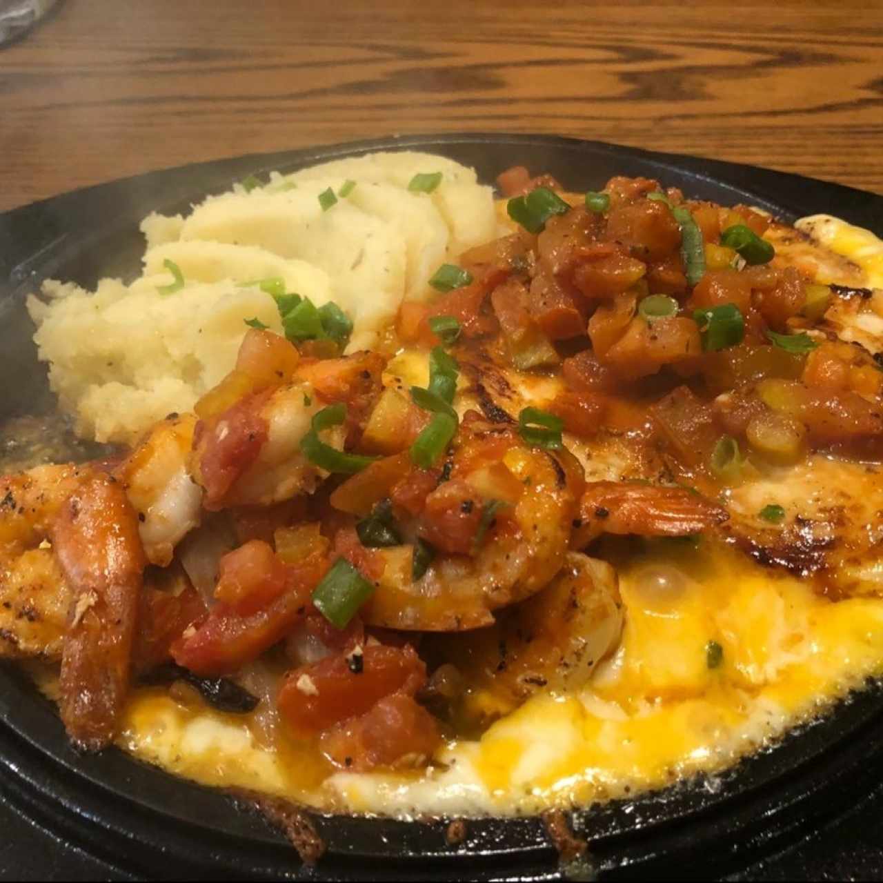 Sizzling Chicken and Shrimp. 😍