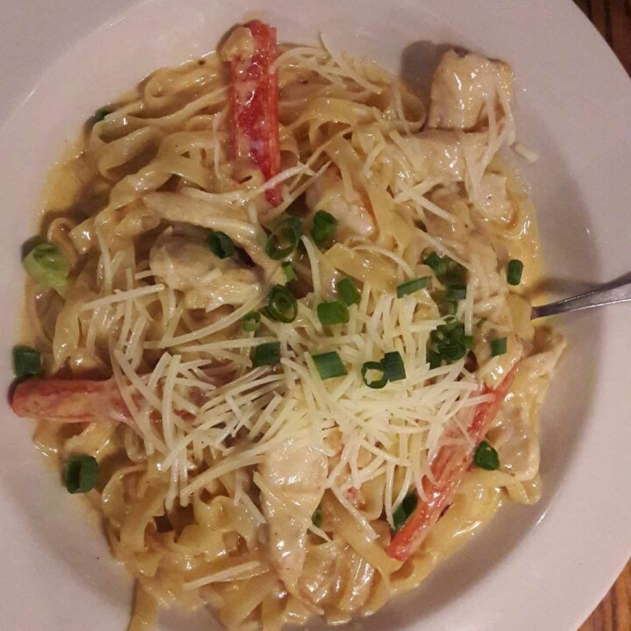 cajun shrimp and chicken pasta