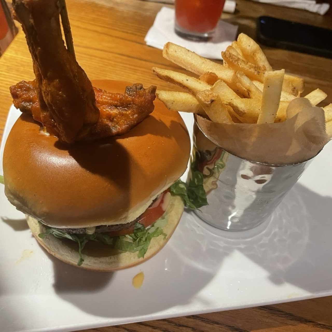 Wingman burger