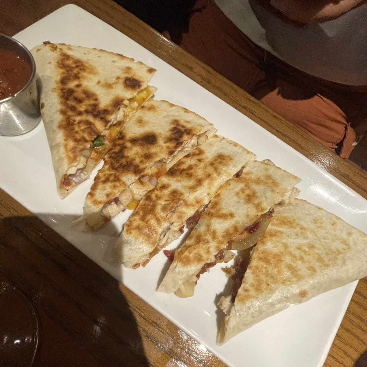 Appetizers - GRILLED CHICKEN QUESADILLAS