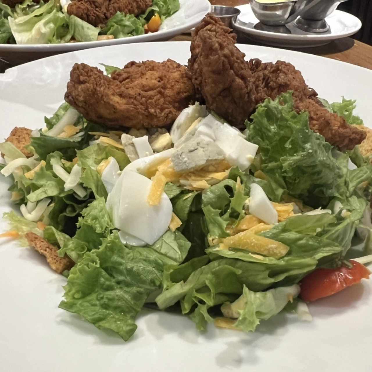 CAJUN FRIED CHICKEN SALAD