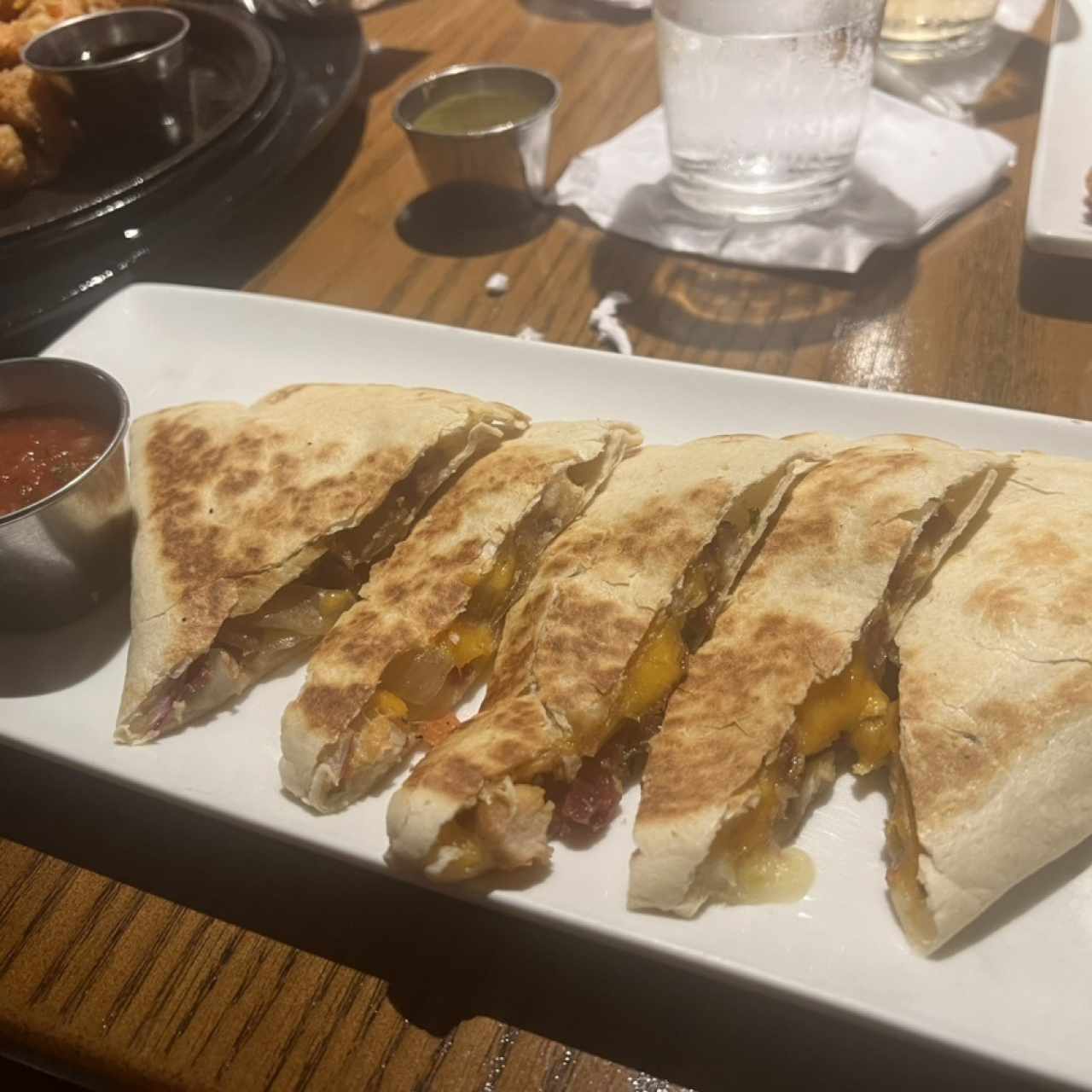 Appetizers - GRILLED CHICKEN QUESADILLAS